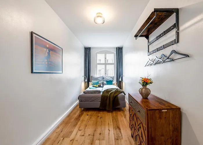 The Rheinsberger Mitte, 80m2, 2br & Living Room, Downtown Location, Sleeps 6 公寓 柏林